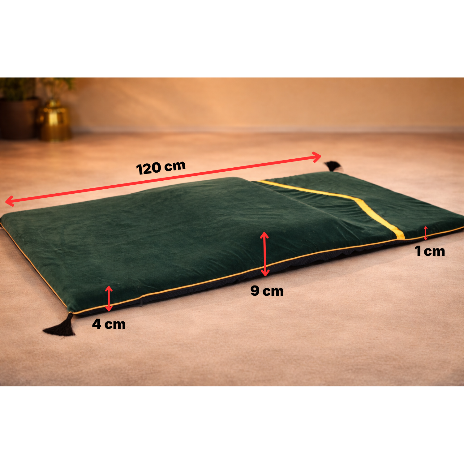 SajdaCare Orthopedic Prayer Mat with Knee & Ankle Support
